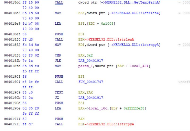 Ghidra Analysis Screenshot